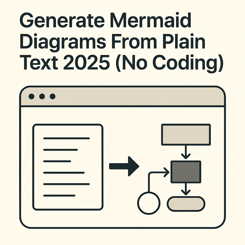 Generate Mermaid Diagrams From Plain Text