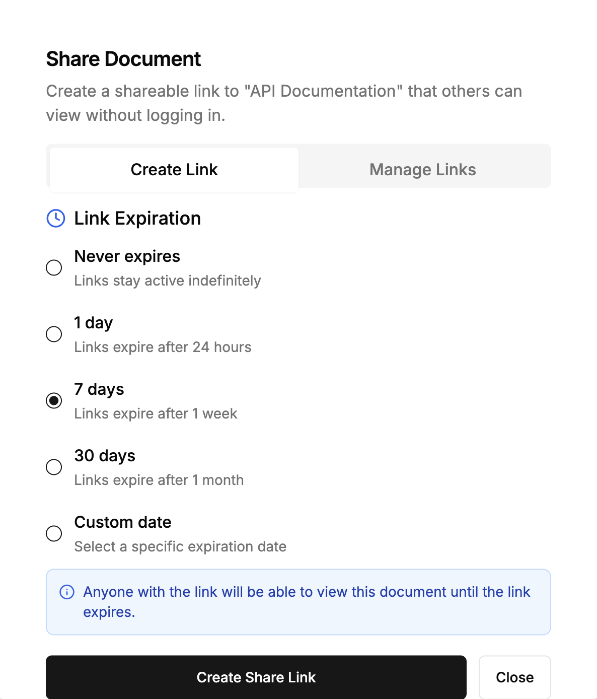 resetDocs team collaboration features